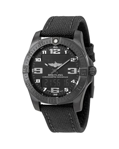 breitling digital black